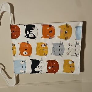 Cute Cat Print Hand Towel